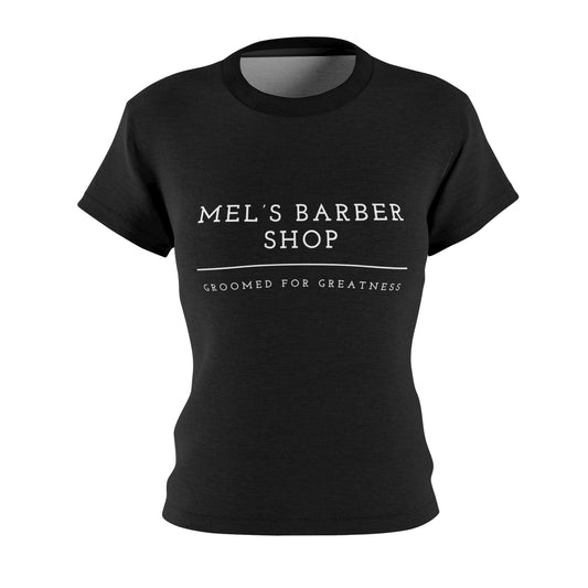 Barber Shop Women's Tee - Groomed for Greatness, Barber Gift, Women's Fashion, Unique T-Shirt, Personalized Apparel