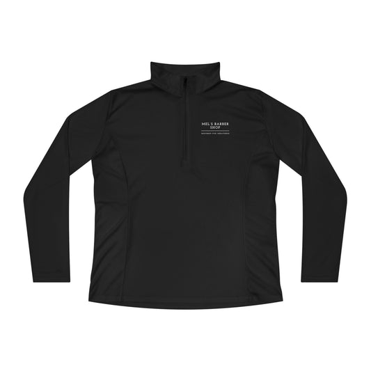 Sleek Ladies Quarter-Zip Pullover - Perfect for Everyday Style, Fitness, Barber Shop Enthusiasts, Gifts, Lounging
