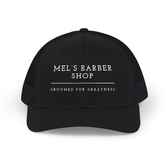 Stylish Snapback Richardson 112 Trucker Cap for Mel's Barber Shop, Perfect Gift for Barbers, Custom Embroidered Cap, Trendy Headwear, Father's Day [...]