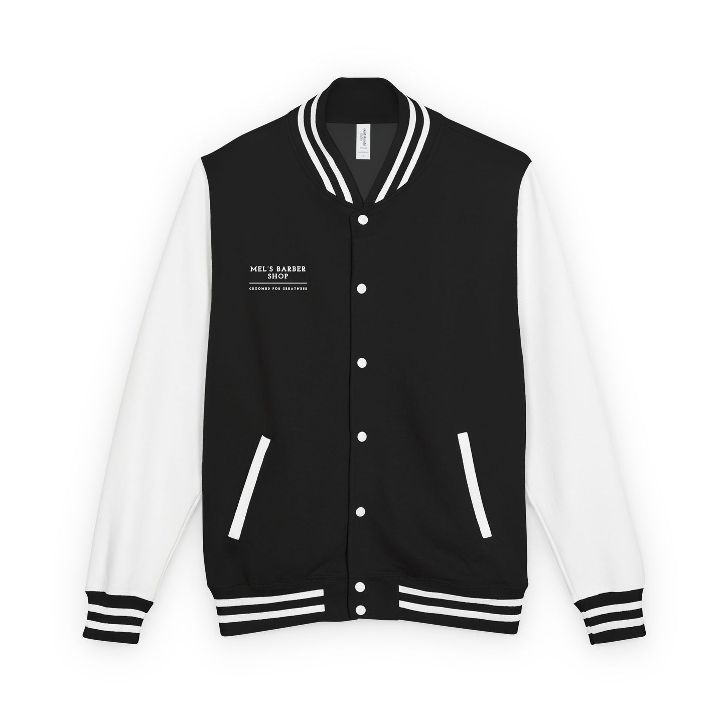 Unisex Heavyweight Letterman Jacket for Personalized Style, Custom Varsity Jacket, Trendy Outerwear, Barber Shop Jacket, Gift for Him or Her