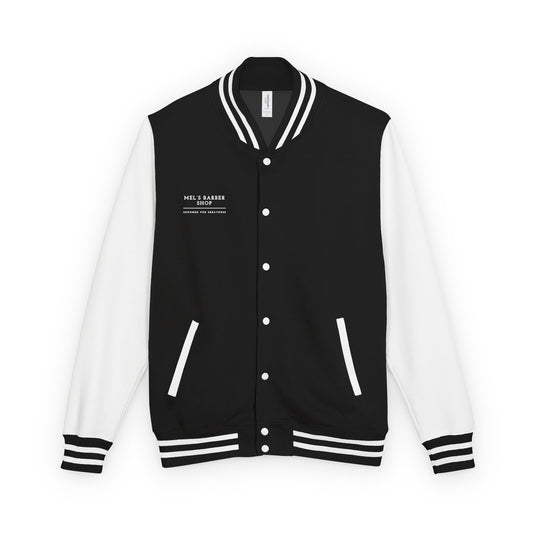 Unisex Heavyweight Letterman Jacket for Personalized Style, Custom Varsity Jacket, Trendy Outerwear, Barber Shop Jacket, Gift for Him or Her